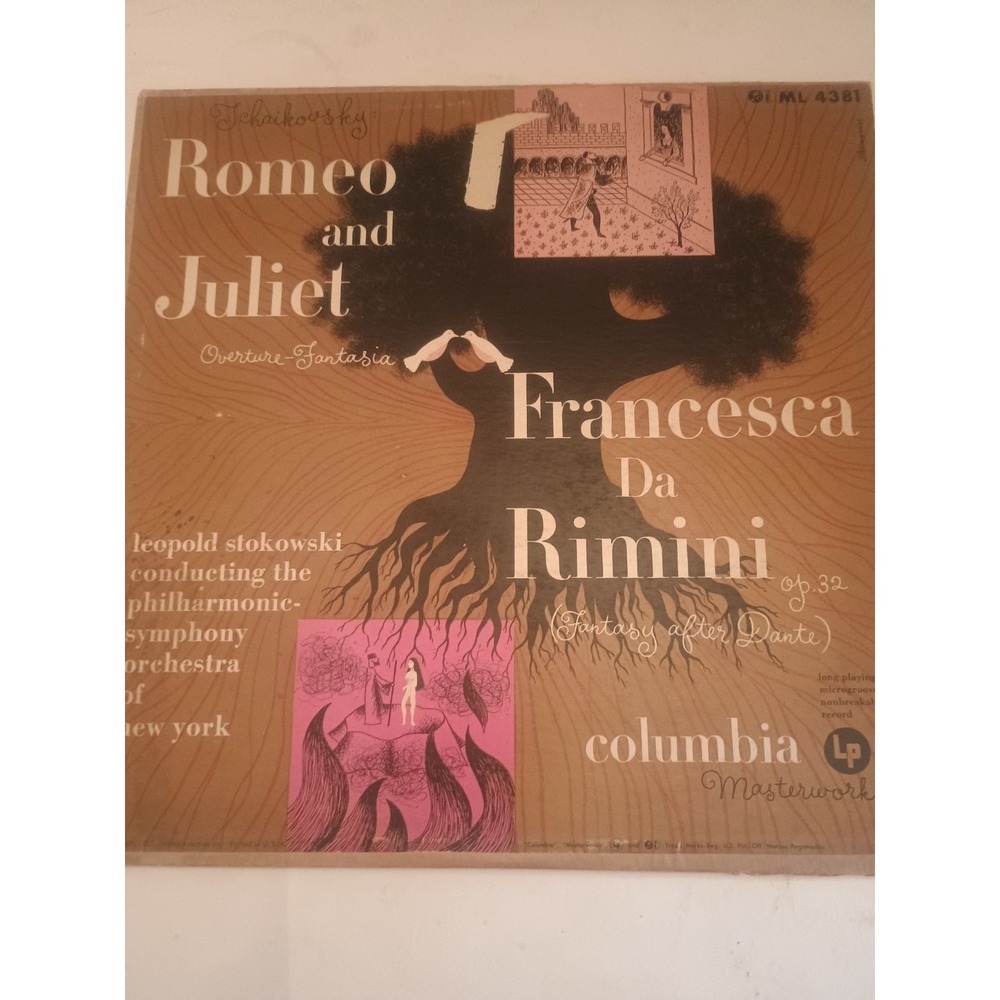 columbia masterworks tchaikovsky romeo juliet stokowski ny philharmonic lp